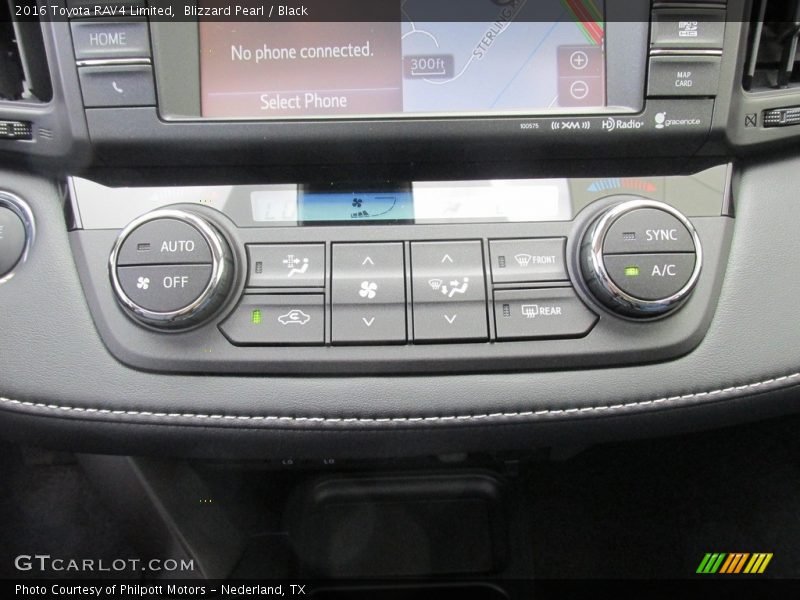 Blizzard Pearl / Black 2016 Toyota RAV4 Limited