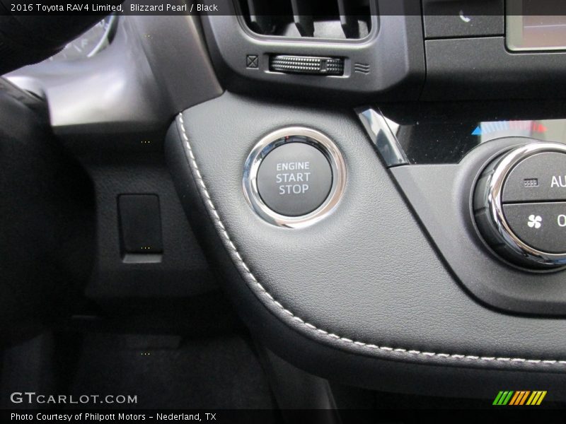Blizzard Pearl / Black 2016 Toyota RAV4 Limited