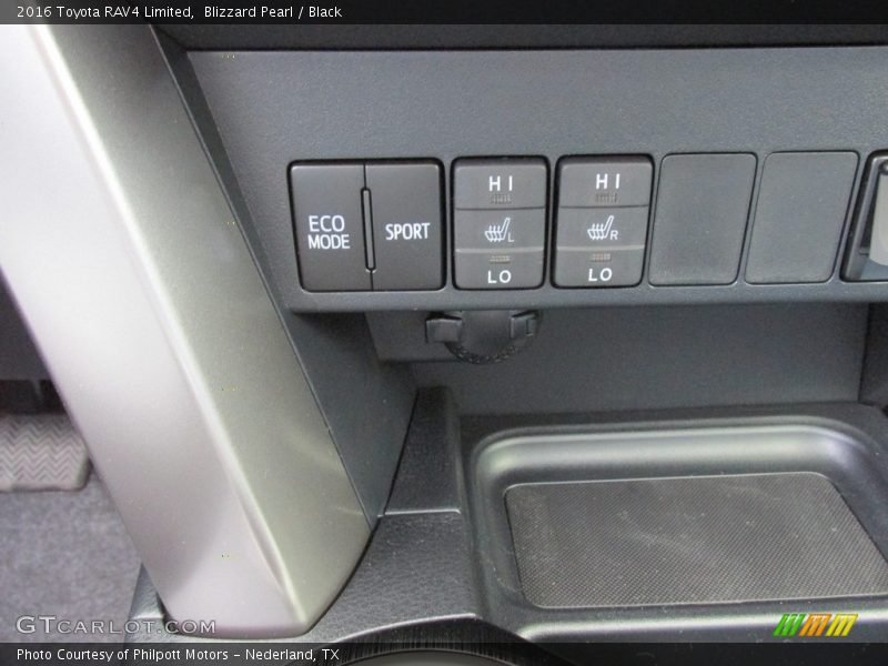 Blizzard Pearl / Black 2016 Toyota RAV4 Limited