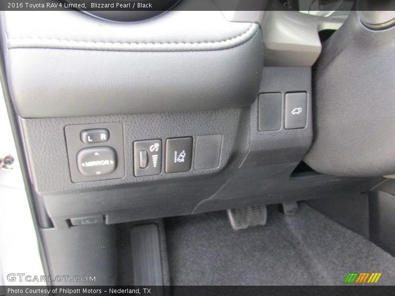 Blizzard Pearl / Black 2016 Toyota RAV4 Limited