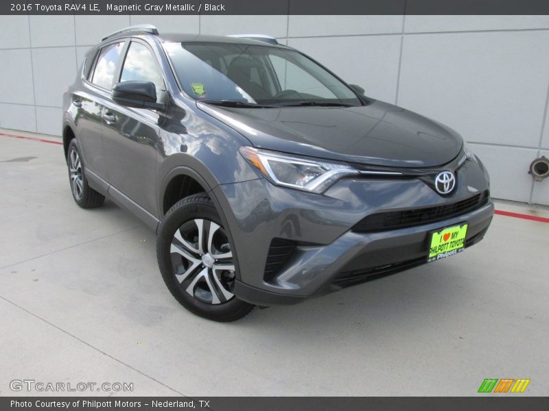 Magnetic Gray Metallic / Black 2016 Toyota RAV4 LE