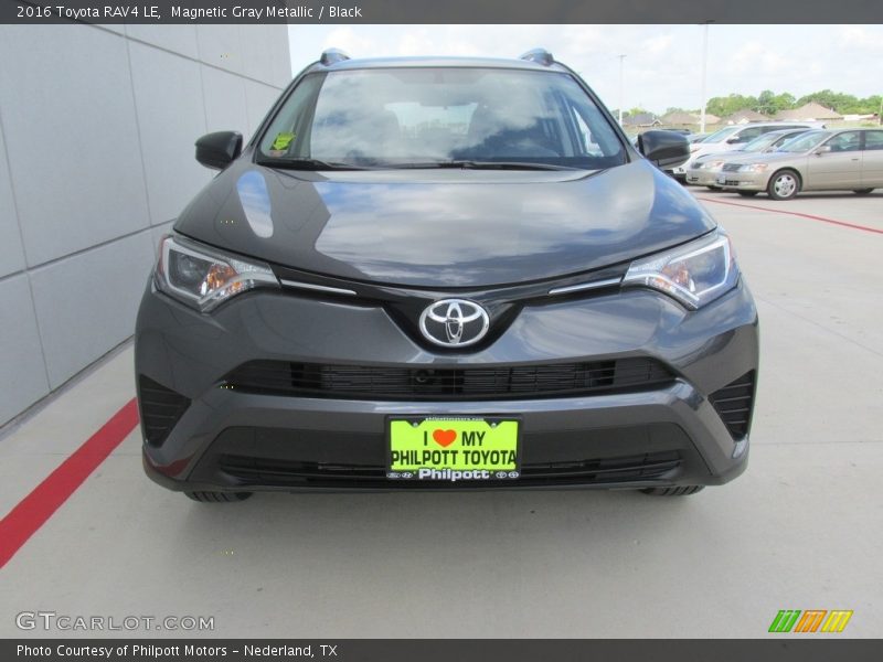 Magnetic Gray Metallic / Black 2016 Toyota RAV4 LE