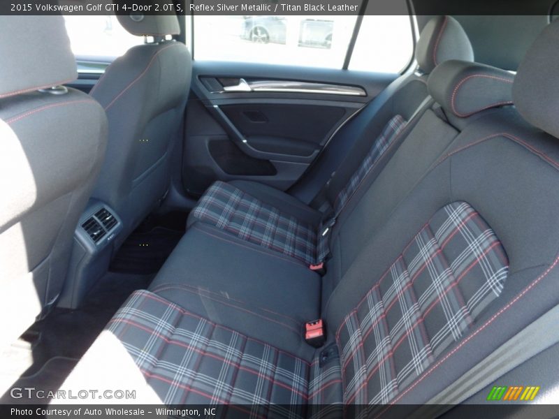 Reflex Silver Metallic / Titan Black Leather 2015 Volkswagen Golf GTI 4-Door 2.0T S
