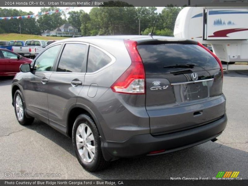 Urban Titanium Metallic / Black 2014 Honda CR-V EX