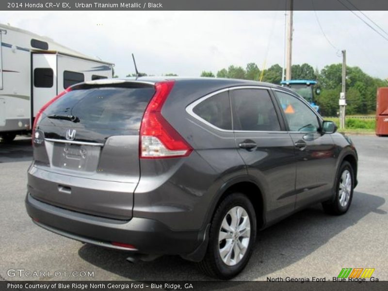 Urban Titanium Metallic / Black 2014 Honda CR-V EX