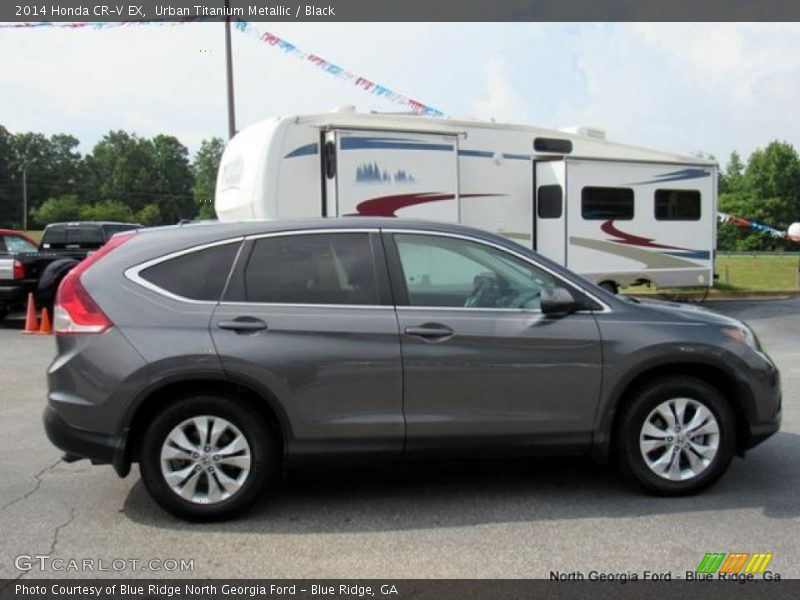 Urban Titanium Metallic / Black 2014 Honda CR-V EX