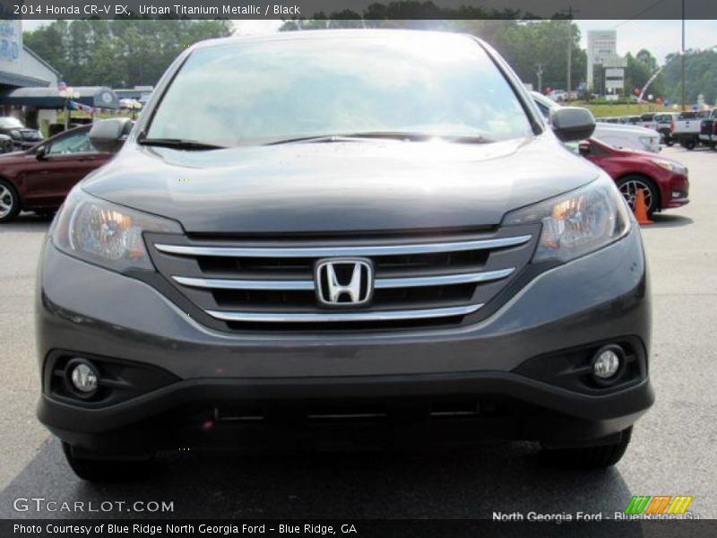 Urban Titanium Metallic / Black 2014 Honda CR-V EX