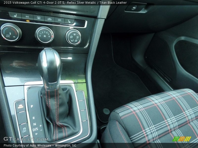 Reflex Silver Metallic / Titan Black Leather 2015 Volkswagen Golf GTI 4-Door 2.0T S