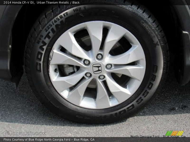 Urban Titanium Metallic / Black 2014 Honda CR-V EX