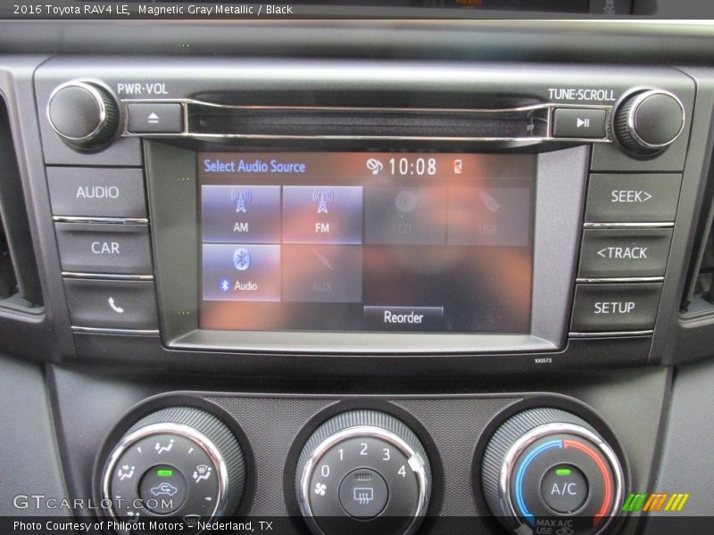 Magnetic Gray Metallic / Black 2016 Toyota RAV4 LE