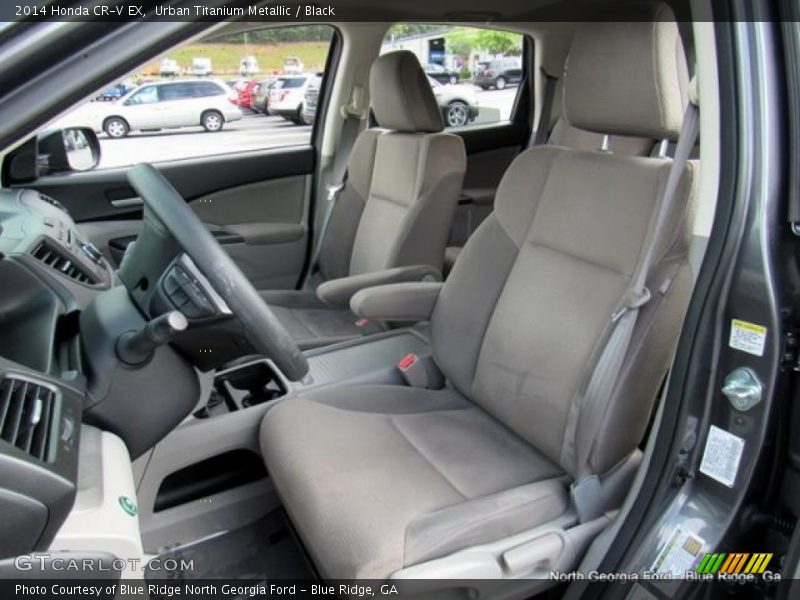 Urban Titanium Metallic / Black 2014 Honda CR-V EX