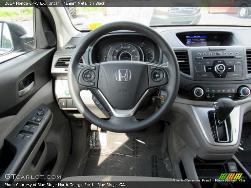 Urban Titanium Metallic / Black 2014 Honda CR-V EX