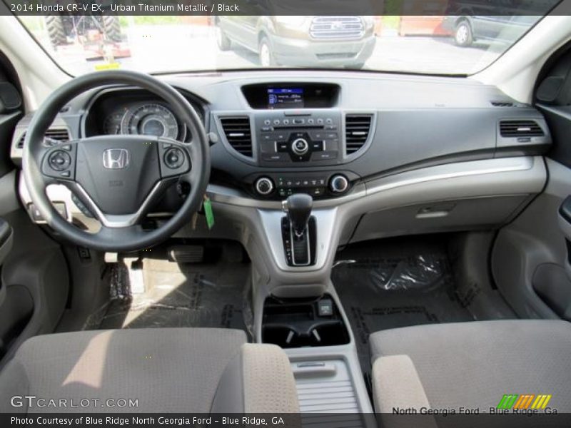Urban Titanium Metallic / Black 2014 Honda CR-V EX