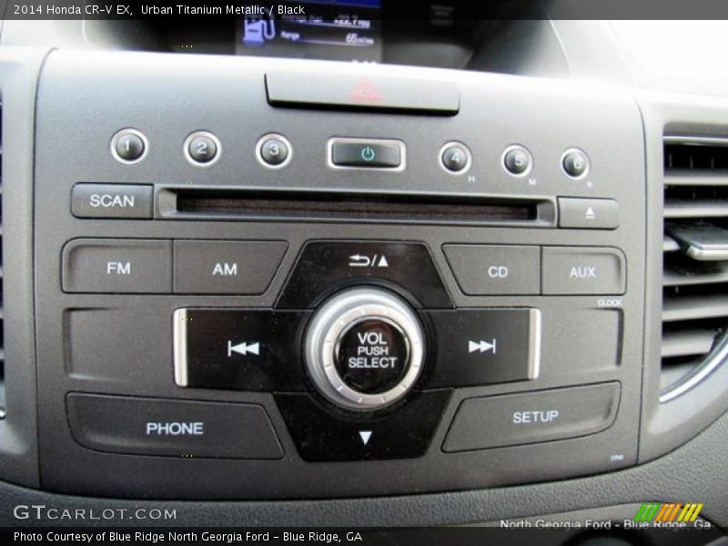 Urban Titanium Metallic / Black 2014 Honda CR-V EX
