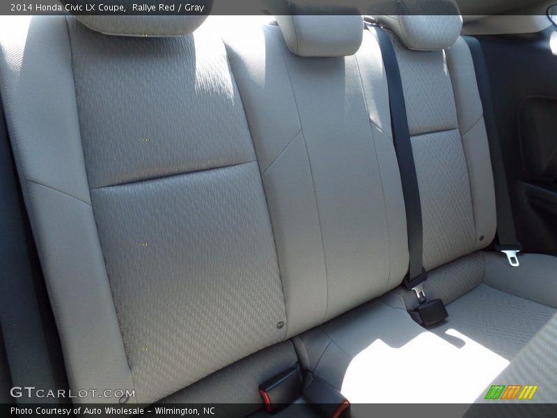 Rallye Red / Gray 2014 Honda Civic LX Coupe