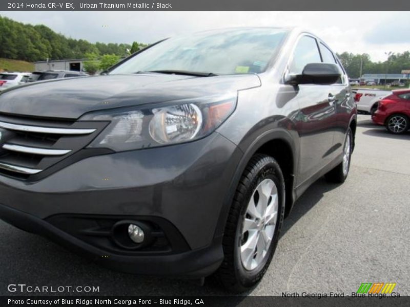 Urban Titanium Metallic / Black 2014 Honda CR-V EX