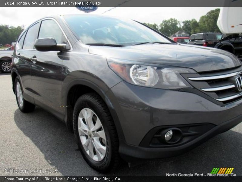 Urban Titanium Metallic / Black 2014 Honda CR-V EX
