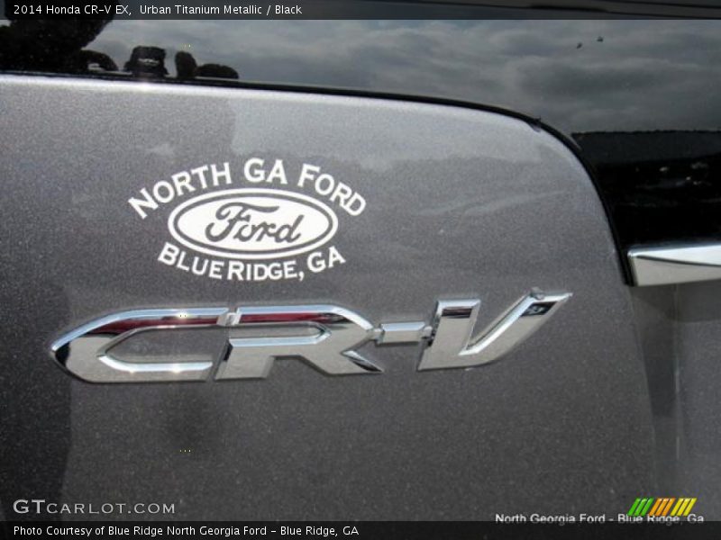Urban Titanium Metallic / Black 2014 Honda CR-V EX