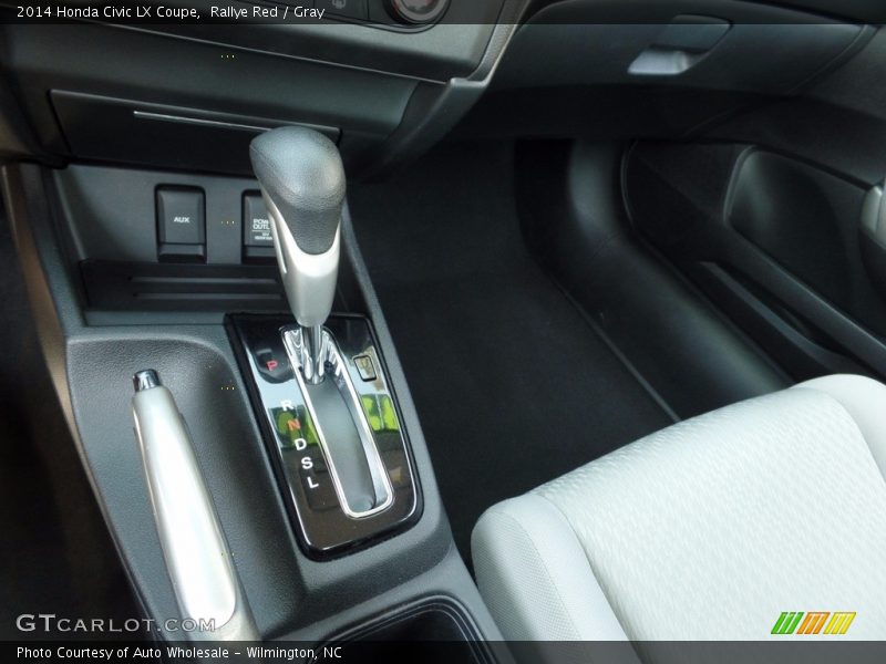 Rallye Red / Gray 2014 Honda Civic LX Coupe
