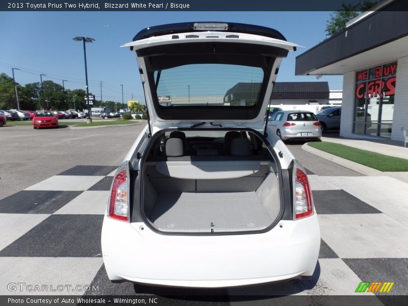 Blizzard White Pearl / Bisque 2013 Toyota Prius Two Hybrid