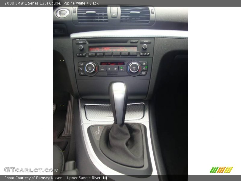 Alpine White / Black 2008 BMW 1 Series 135i Coupe
