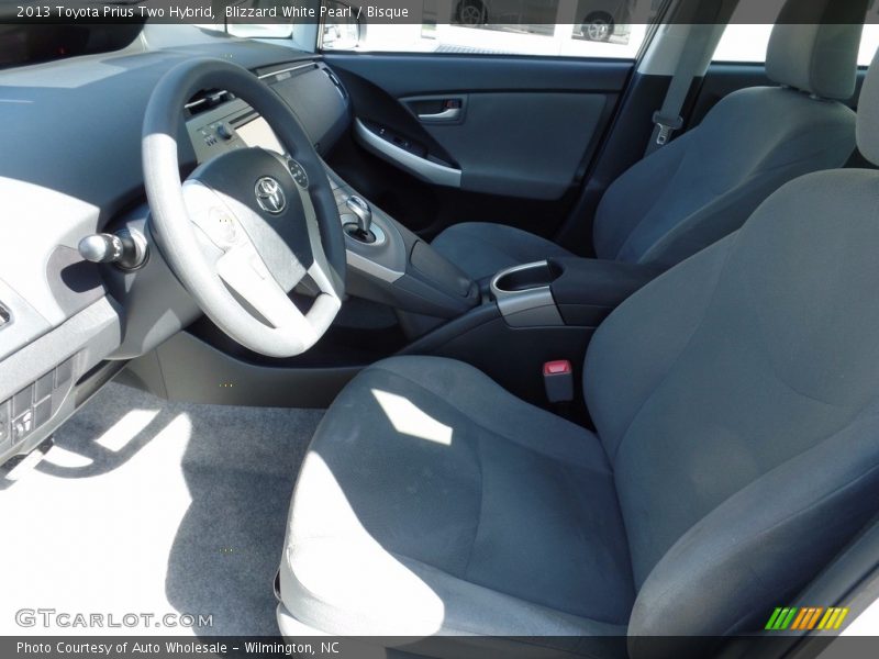 Blizzard White Pearl / Bisque 2013 Toyota Prius Two Hybrid