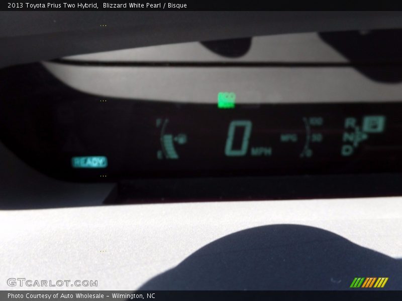 Blizzard White Pearl / Bisque 2013 Toyota Prius Two Hybrid