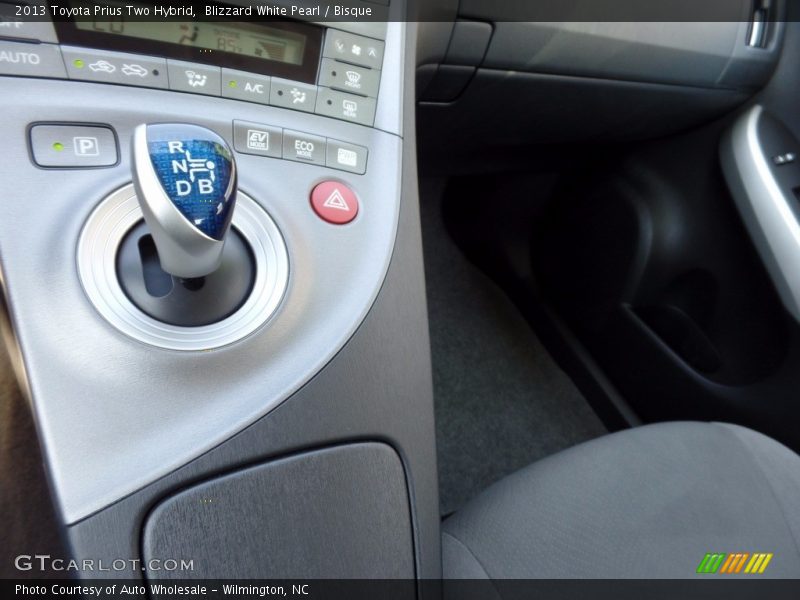 Blizzard White Pearl / Bisque 2013 Toyota Prius Two Hybrid