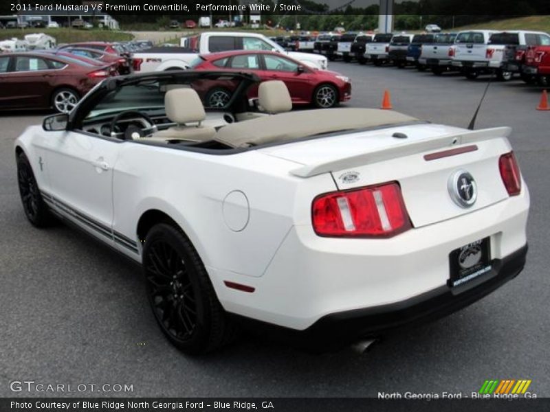 Performance White / Stone 2011 Ford Mustang V6 Premium Convertible