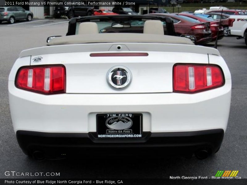 Performance White / Stone 2011 Ford Mustang V6 Premium Convertible