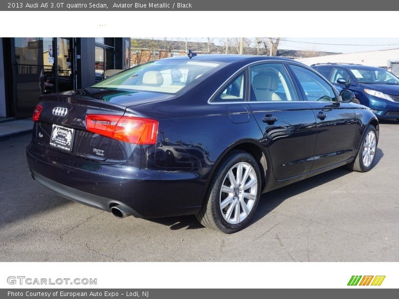 Aviator Blue Metallic / Black 2013 Audi A6 3.0T quattro Sedan