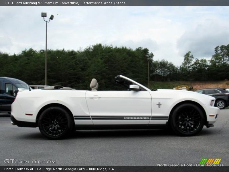 Performance White / Stone 2011 Ford Mustang V6 Premium Convertible