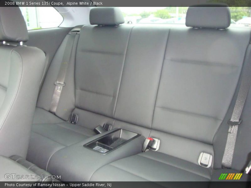 Alpine White / Black 2008 BMW 1 Series 135i Coupe