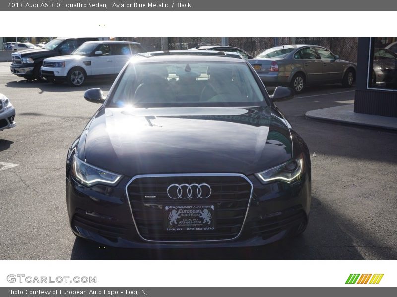 Aviator Blue Metallic / Black 2013 Audi A6 3.0T quattro Sedan