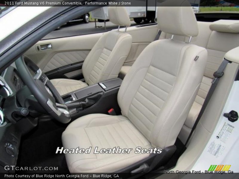 Performance White / Stone 2011 Ford Mustang V6 Premium Convertible