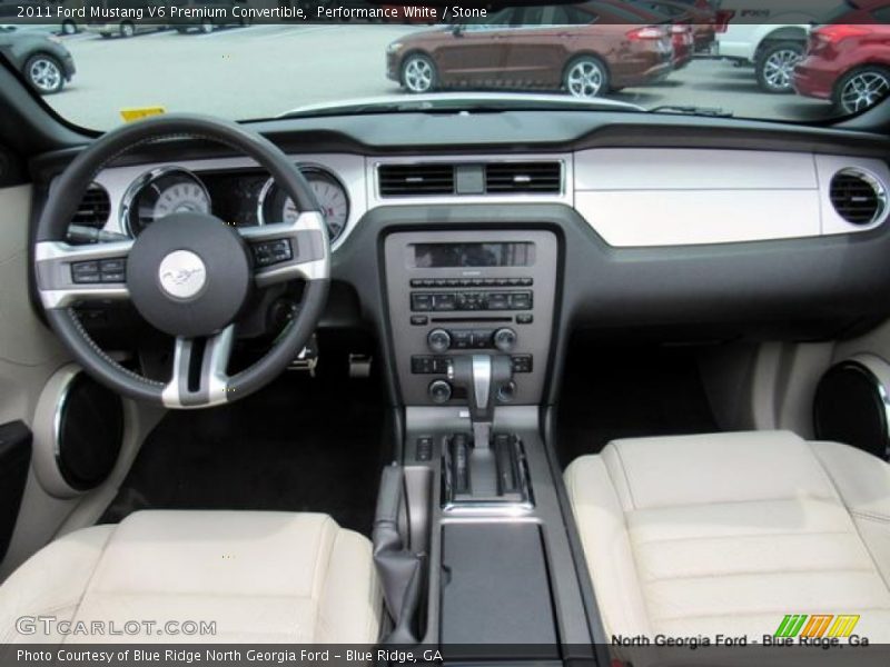 Performance White / Stone 2011 Ford Mustang V6 Premium Convertible