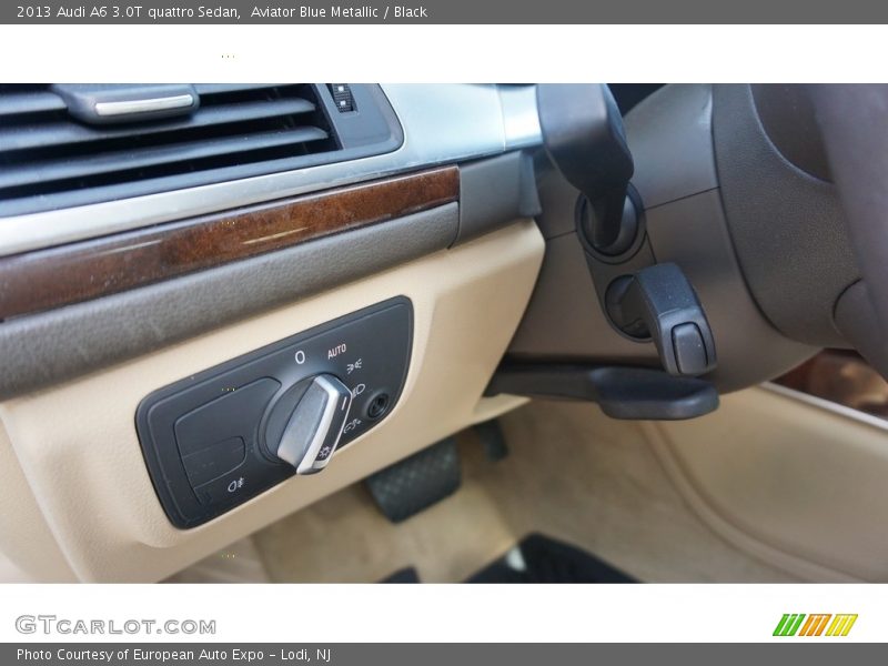 Aviator Blue Metallic / Black 2013 Audi A6 3.0T quattro Sedan