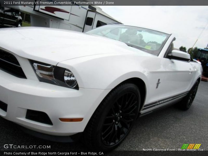 Performance White / Stone 2011 Ford Mustang V6 Premium Convertible