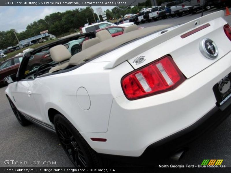 Performance White / Stone 2011 Ford Mustang V6 Premium Convertible