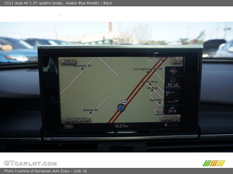 Aviator Blue Metallic / Black 2013 Audi A6 3.0T quattro Sedan