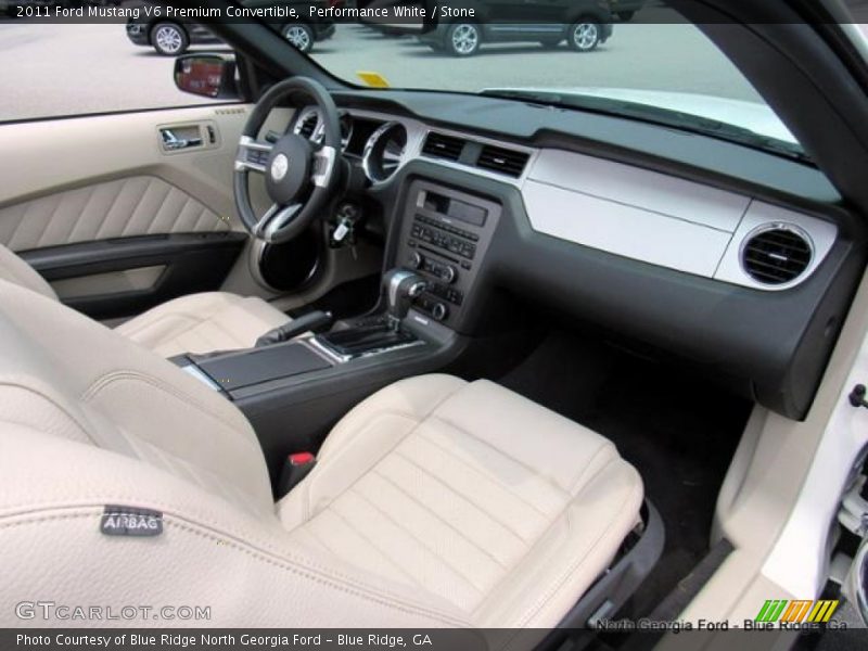 Performance White / Stone 2011 Ford Mustang V6 Premium Convertible