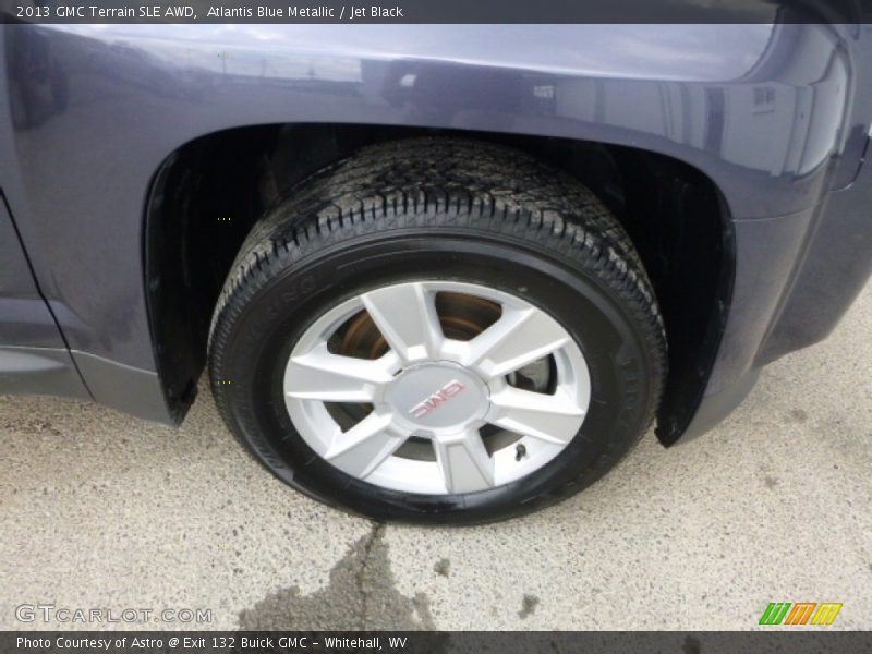 Atlantis Blue Metallic / Jet Black 2013 GMC Terrain SLE AWD