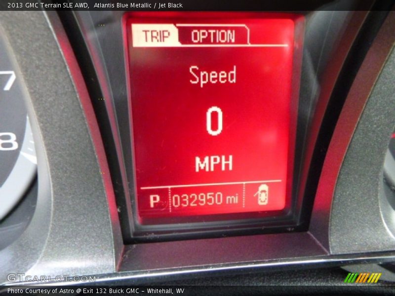 Atlantis Blue Metallic / Jet Black 2013 GMC Terrain SLE AWD