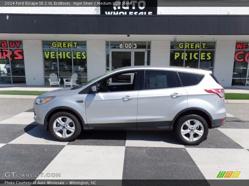 Ingot Silver / Medium Light Stone 2014 Ford Escape SE 2.0L EcoBoost