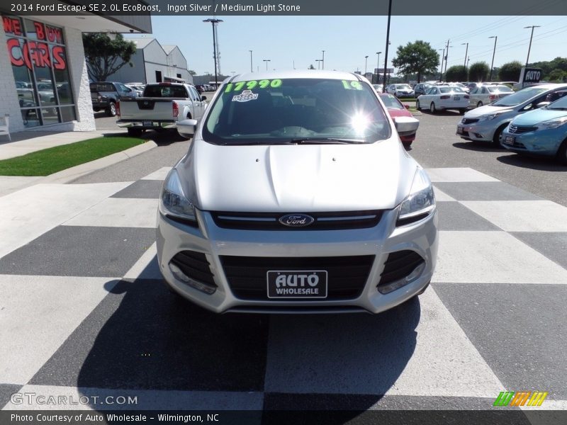 Ingot Silver / Medium Light Stone 2014 Ford Escape SE 2.0L EcoBoost