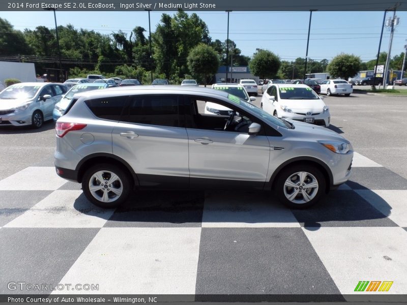 Ingot Silver / Medium Light Stone 2014 Ford Escape SE 2.0L EcoBoost