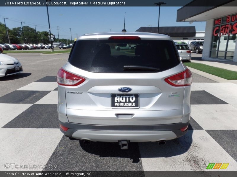 Ingot Silver / Medium Light Stone 2014 Ford Escape SE 2.0L EcoBoost
