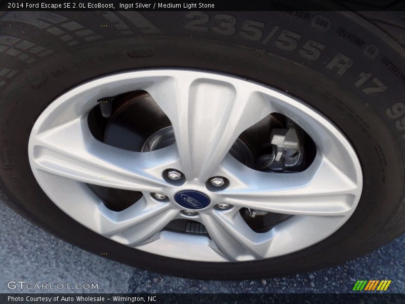 Ingot Silver / Medium Light Stone 2014 Ford Escape SE 2.0L EcoBoost