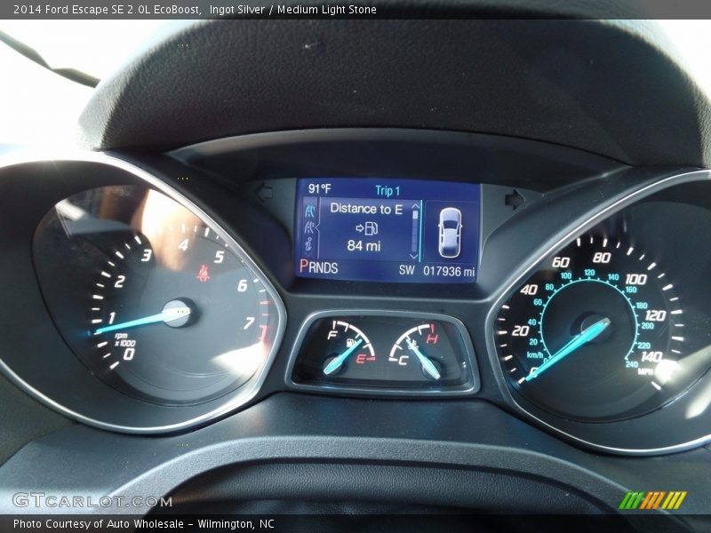 Ingot Silver / Medium Light Stone 2014 Ford Escape SE 2.0L EcoBoost