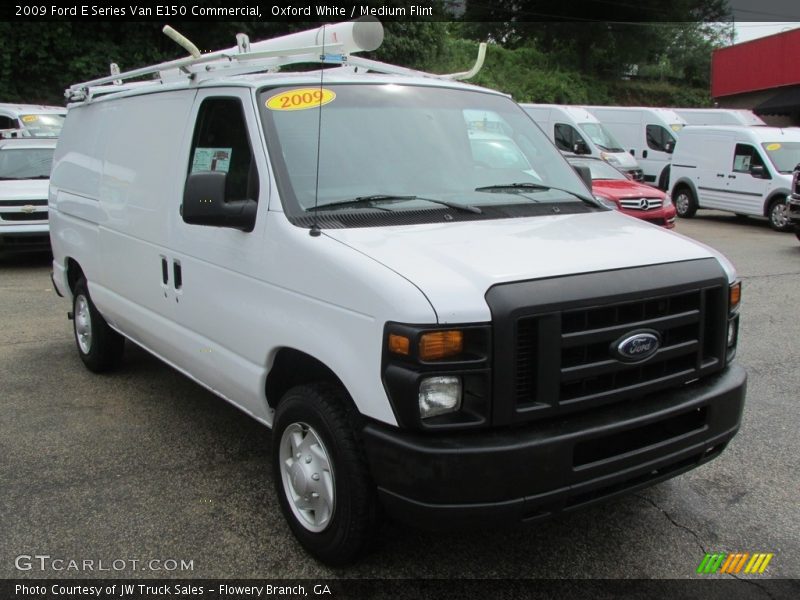 Oxford White / Medium Flint 2009 Ford E Series Van E150 Commercial